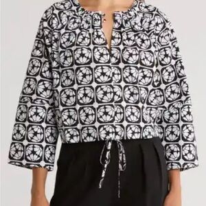JASON WU Cotton Poplin Crop Top